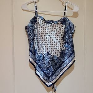 CIDER Bandana Wrap Top Size Small